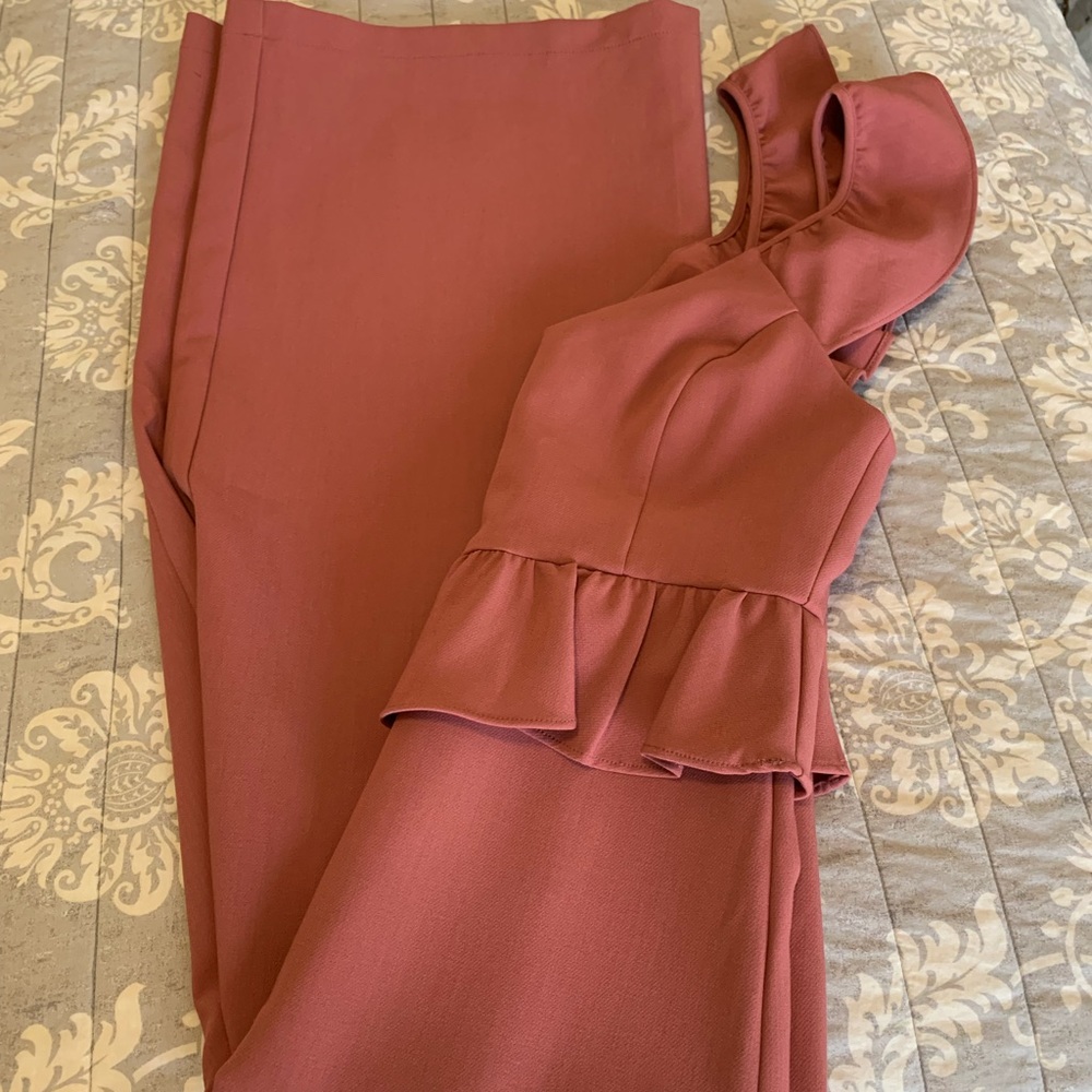 Gianni Bini, Mauve pants suit size S, NEW - Picture 3 of 5